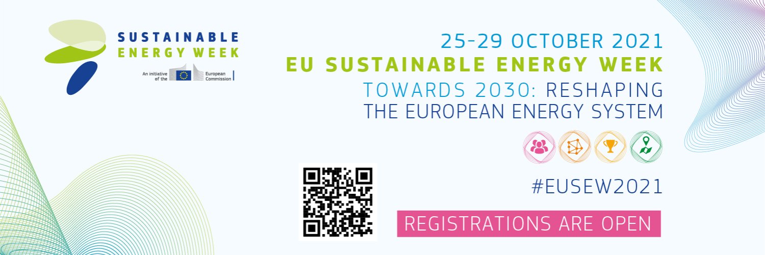 EU Sustainable Energy Week will take place on 25-29 October 2021